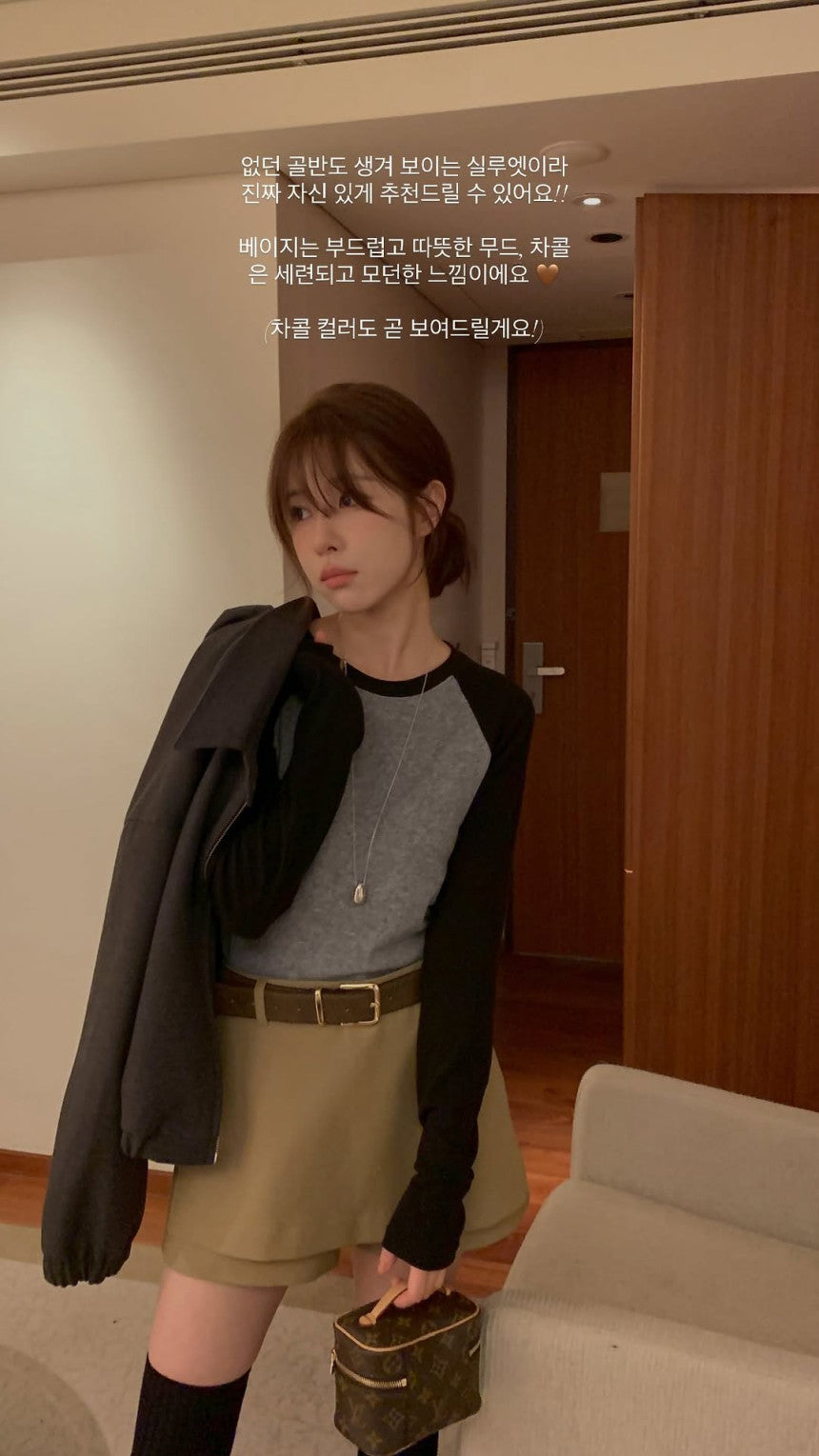 tellme skirt pants-2col