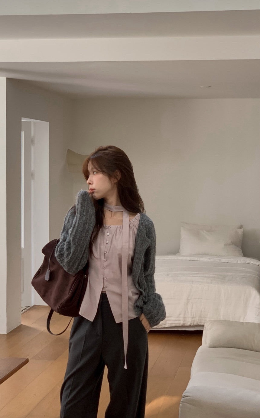 Felly 2way cardigan-3col