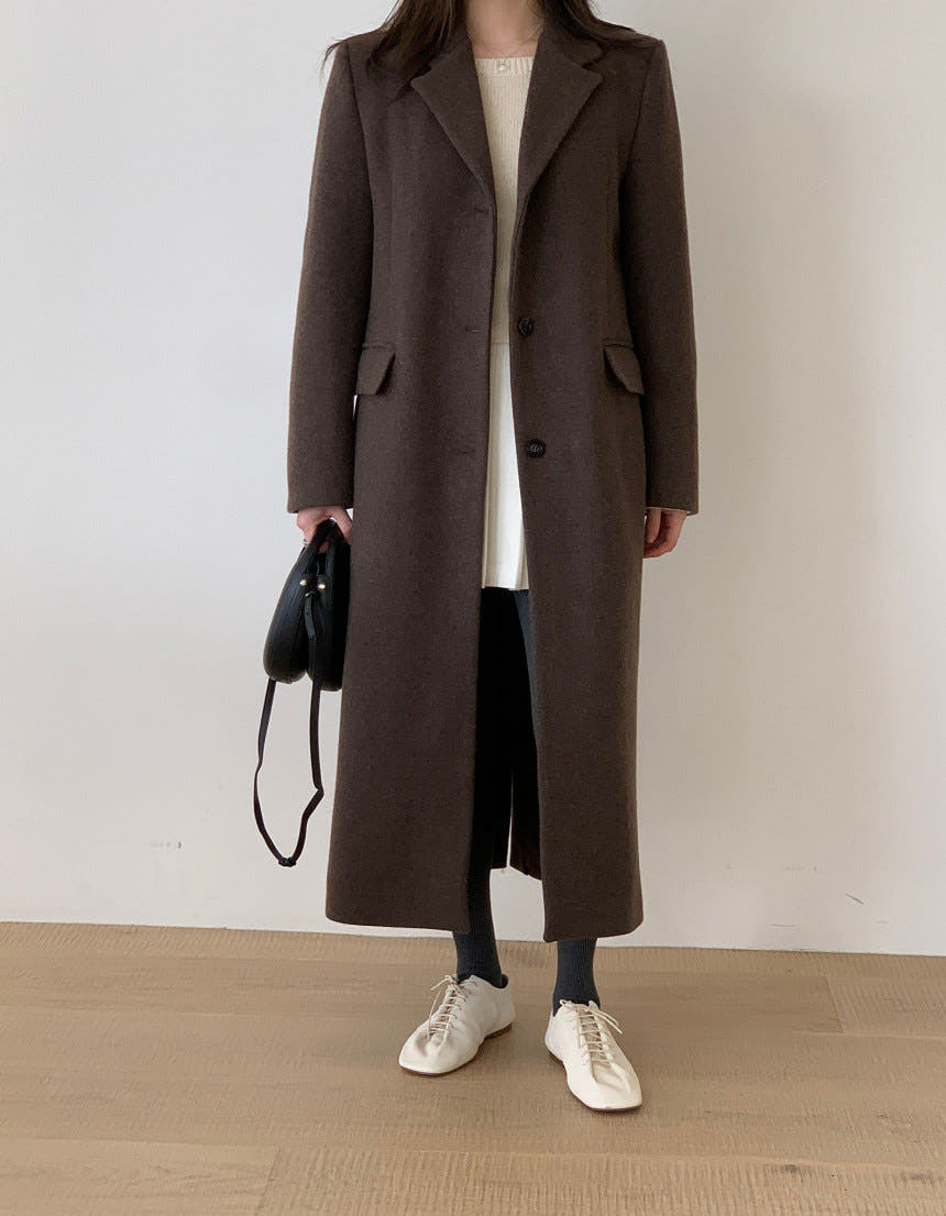 Wool single coat-3col