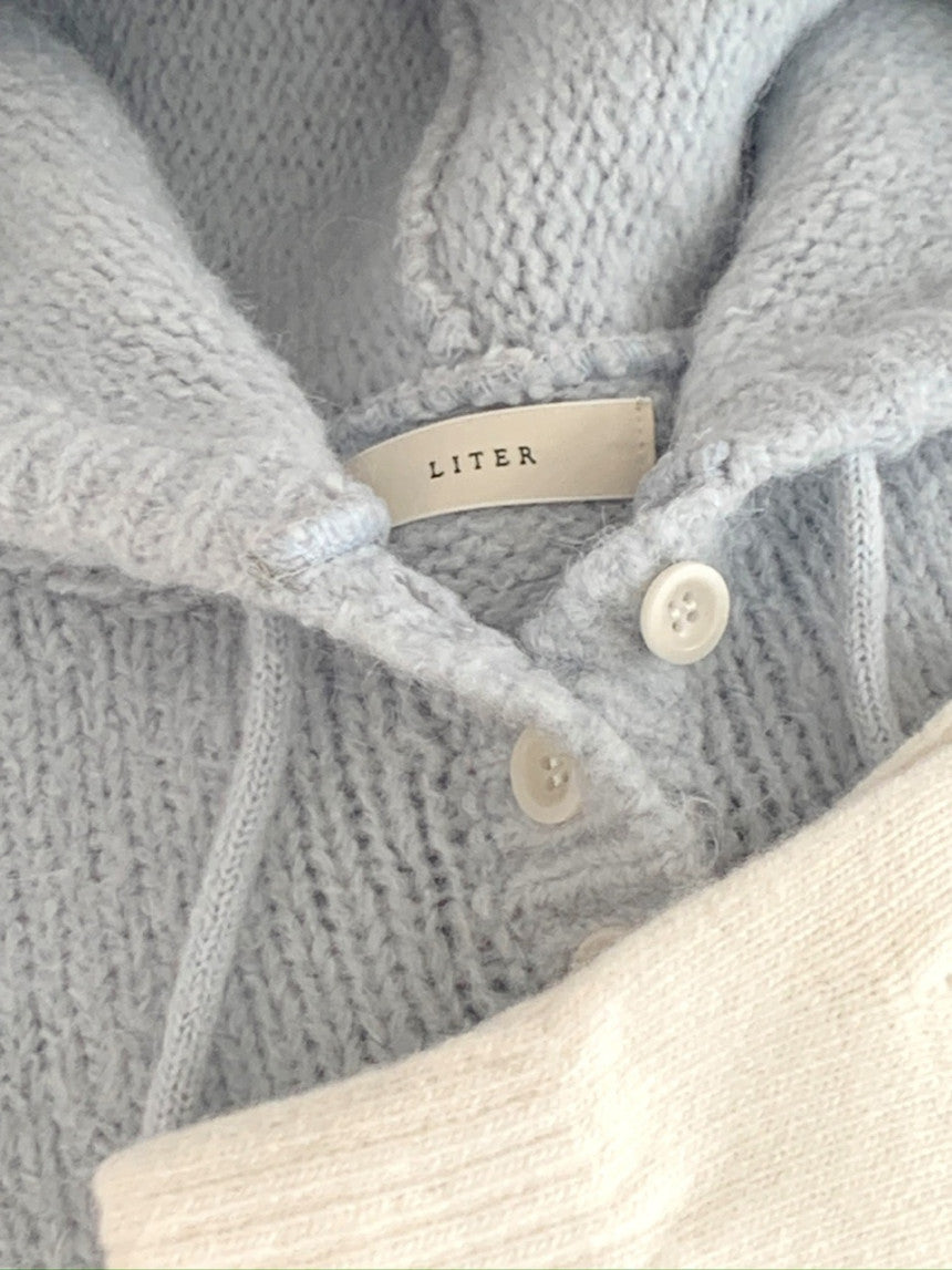 liter momo alpaca hood knit-2col