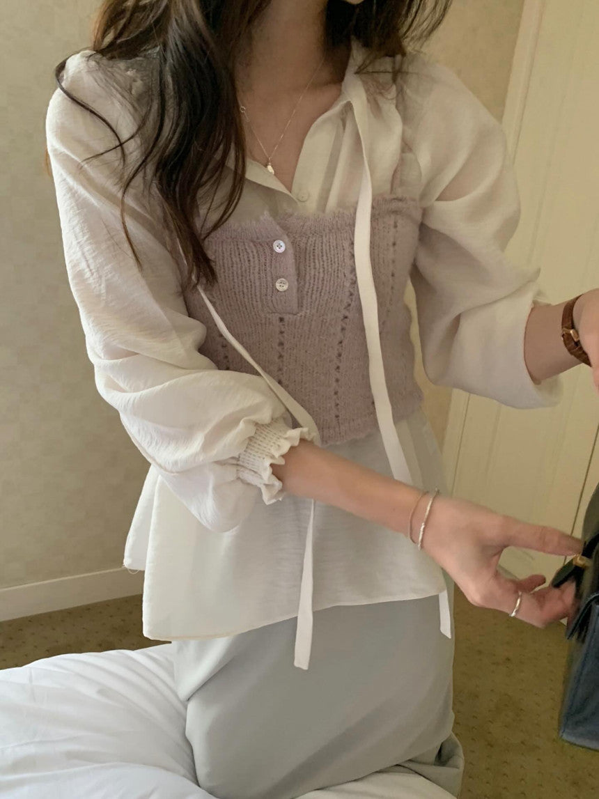 Shabre blouse-2col