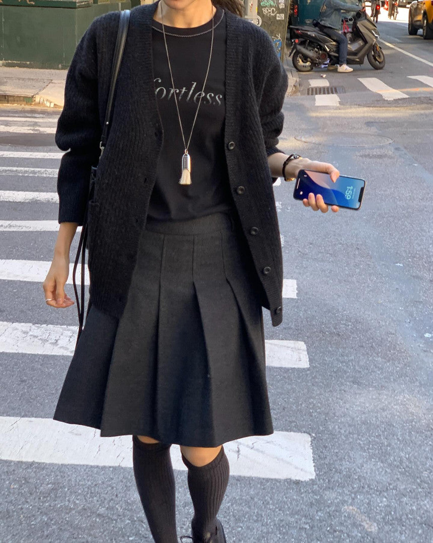 Mue hachi cardigan-4col