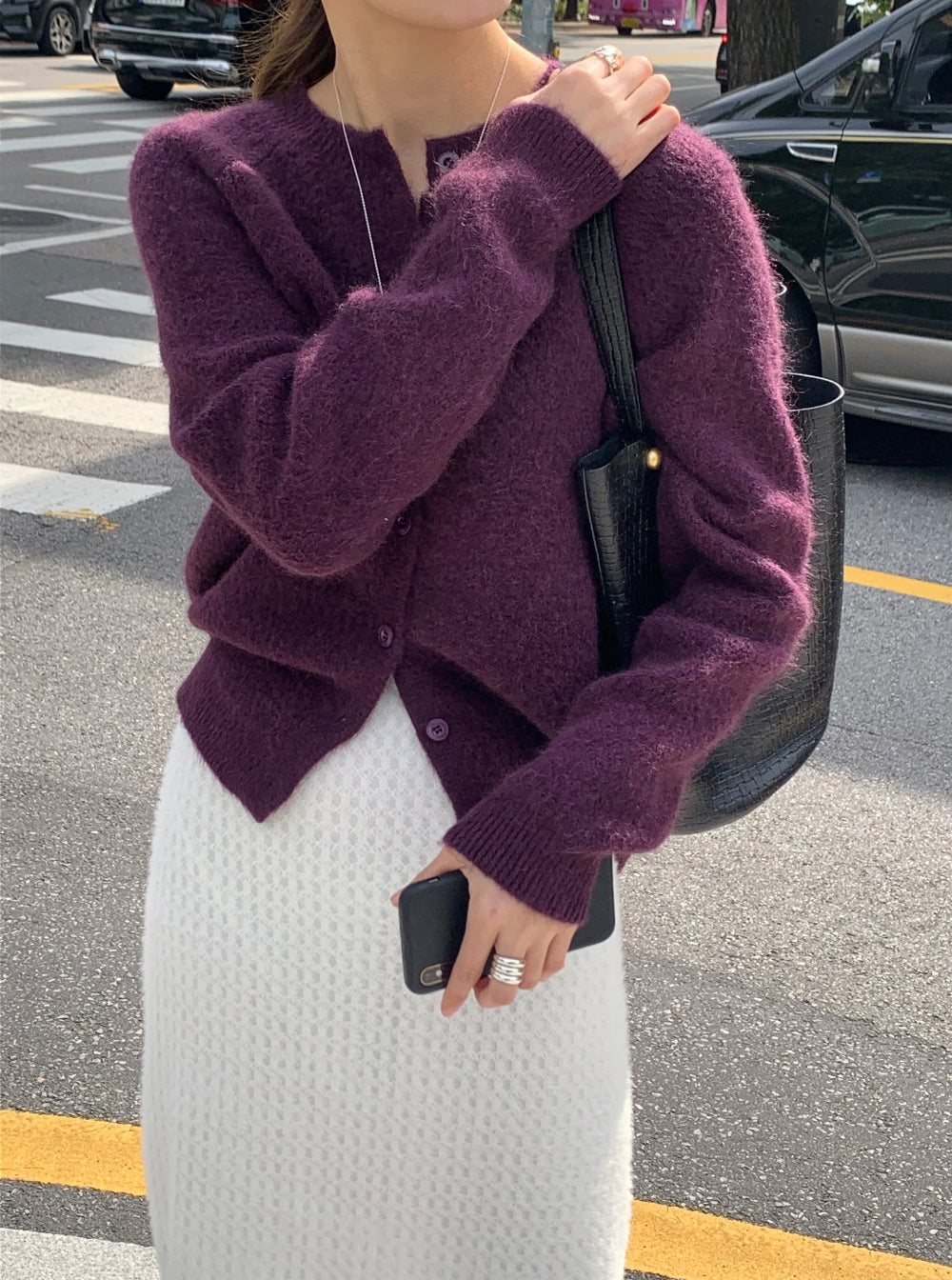 carrot cardigan-4col