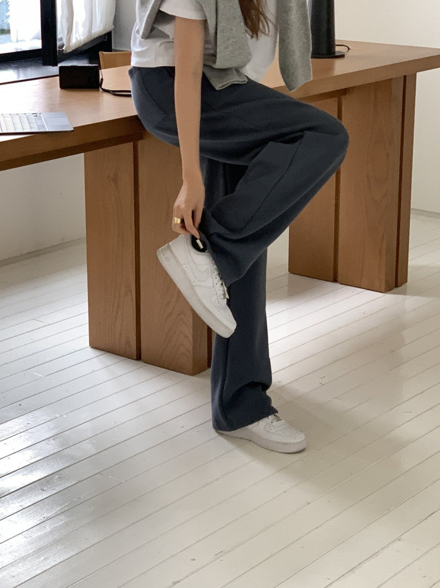 Soft string gimo training pants-4col