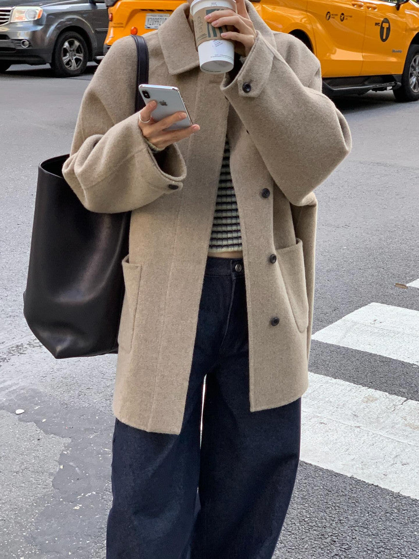 Bruni half handmade coat