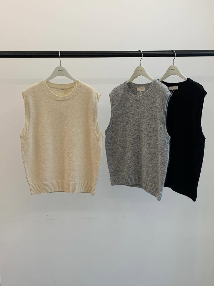 Foe alpaca vest-3col