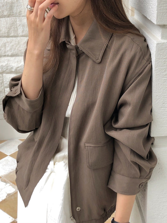 Fizt lyocell blouson-3col
