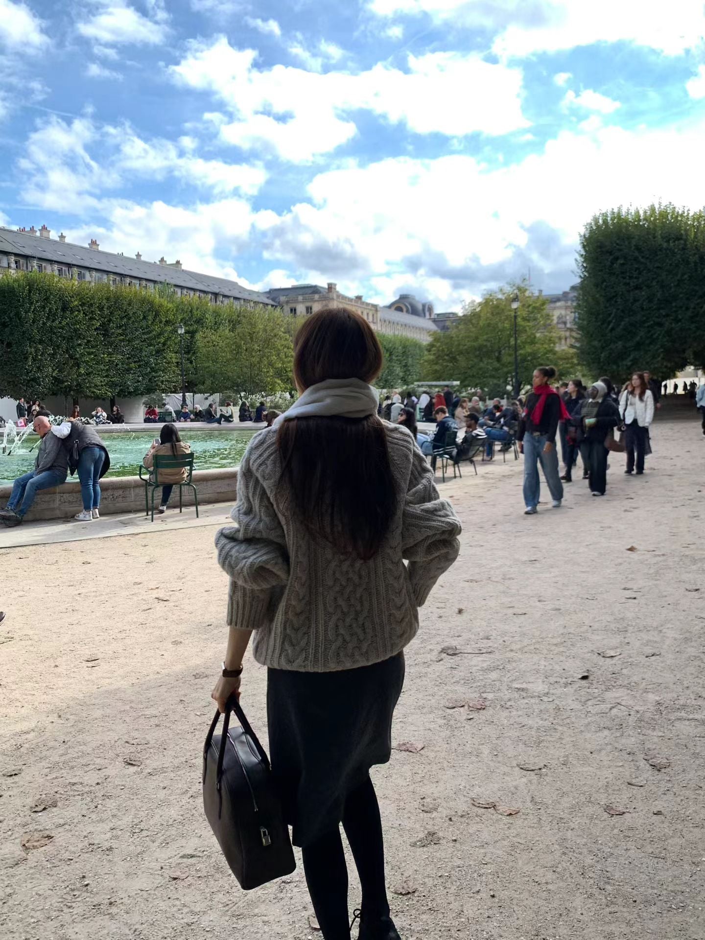 Ounce asto wool midi skirt-3col