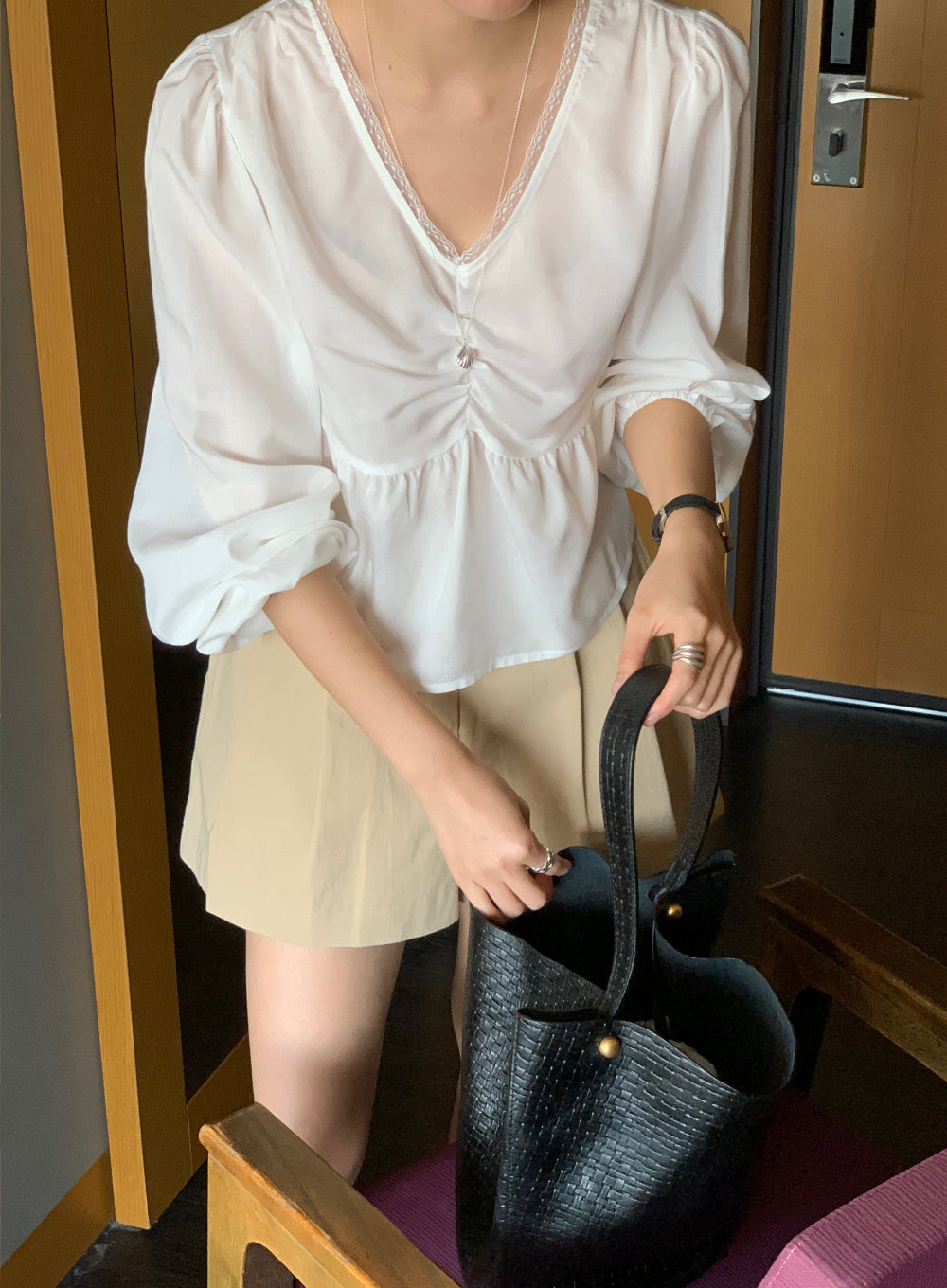 Dive blouse-2col