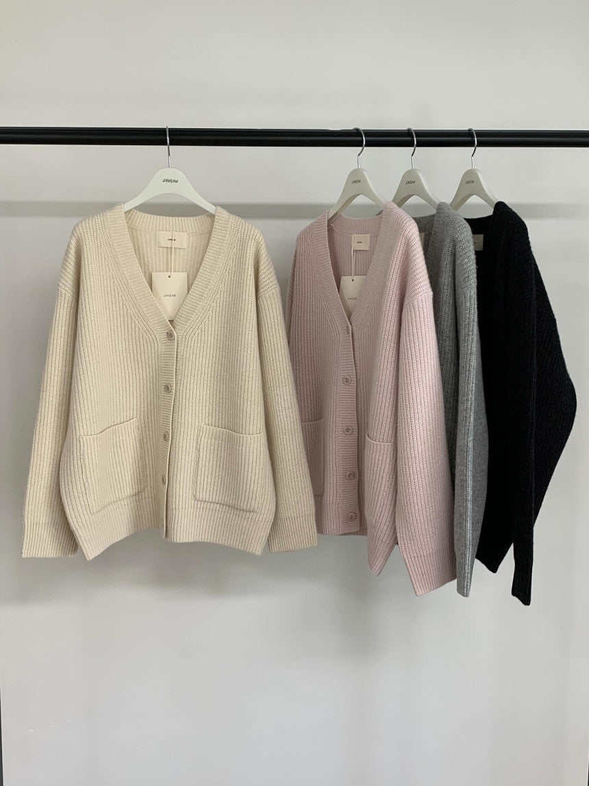 Mue hachi cardigan-4col