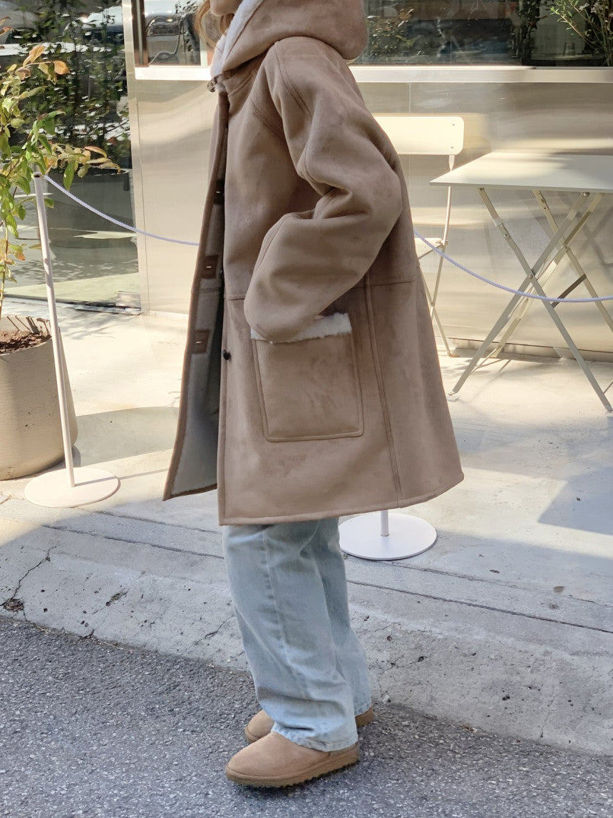 Fitz hoodie shearing half mustang