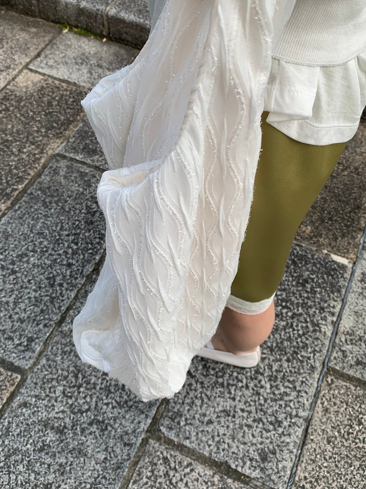 Lumiere texture shopper bag-2col
