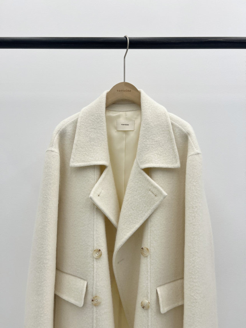 Ellen double handmade coat-2col