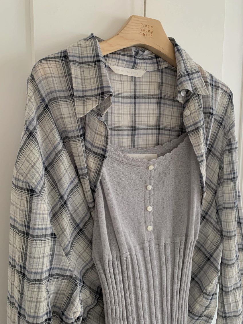 bedy check shirt-3col