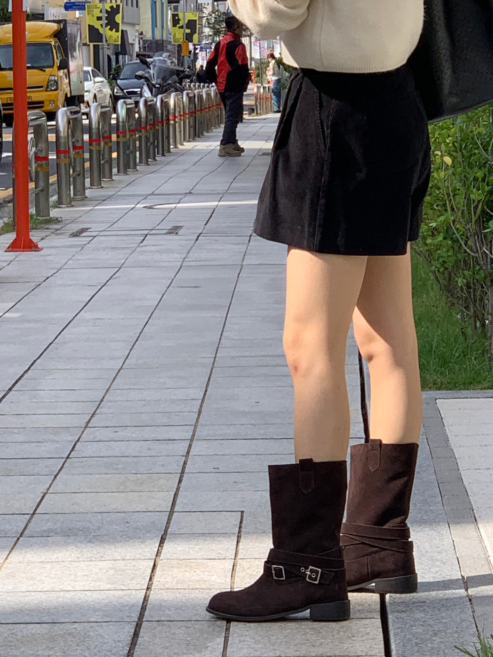 Picaboo corduroy shorts-2col