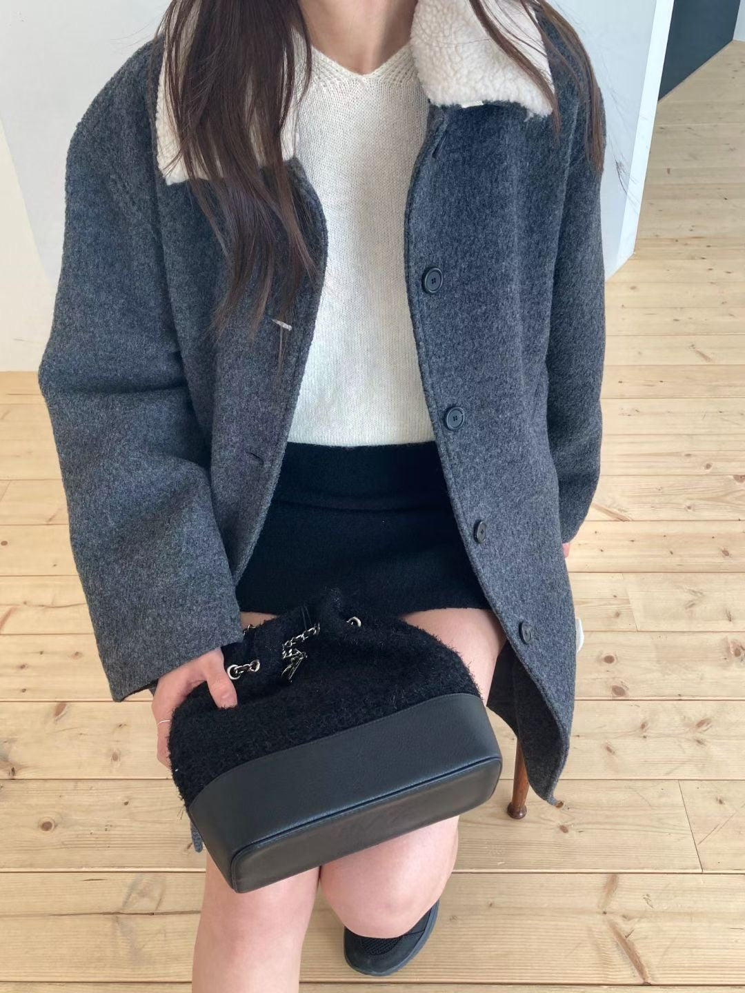 margaret wool coat-2col