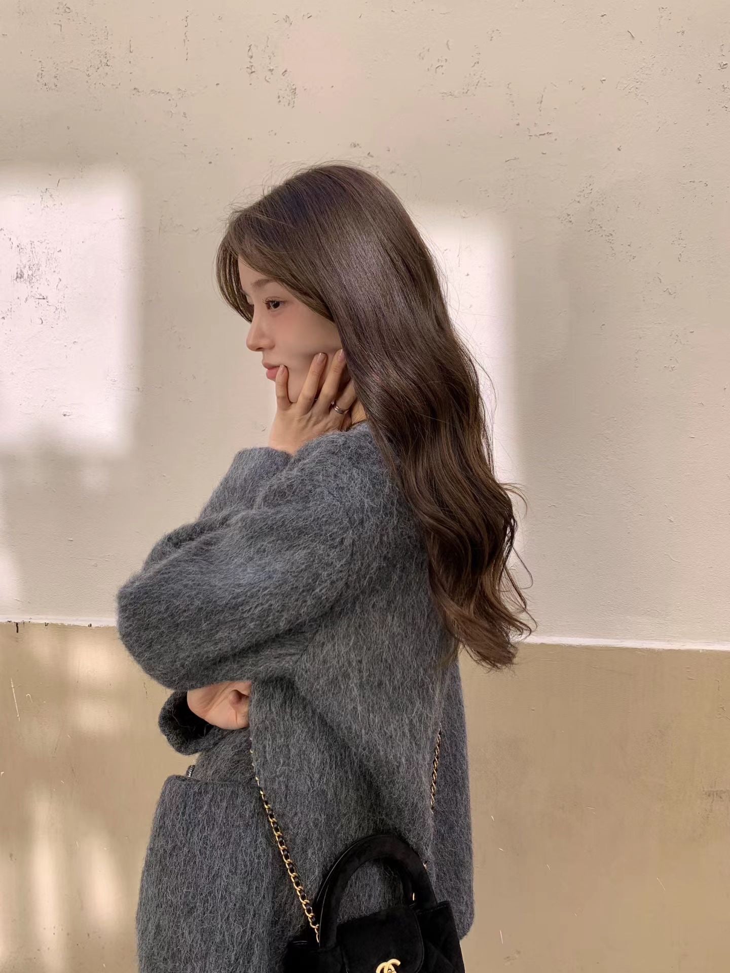 Ounce ven alpaca half coat