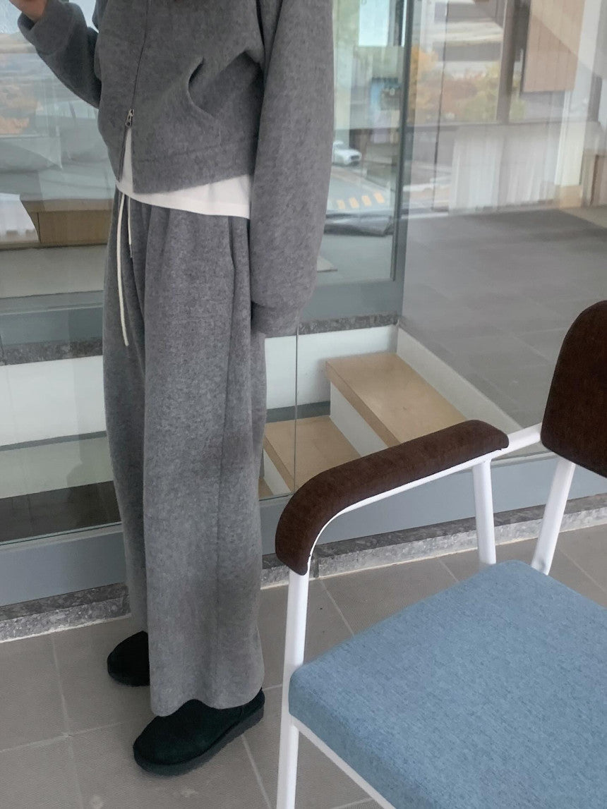 liter pony wool sweat pants-2col