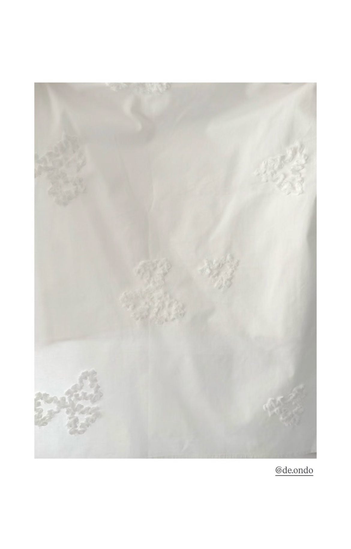 deondo kosaji white skirt
