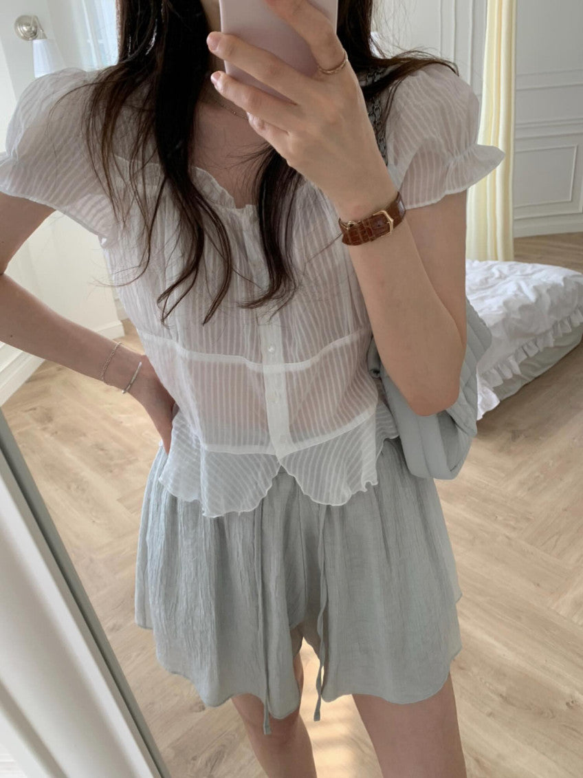 Oreo blouse-3col