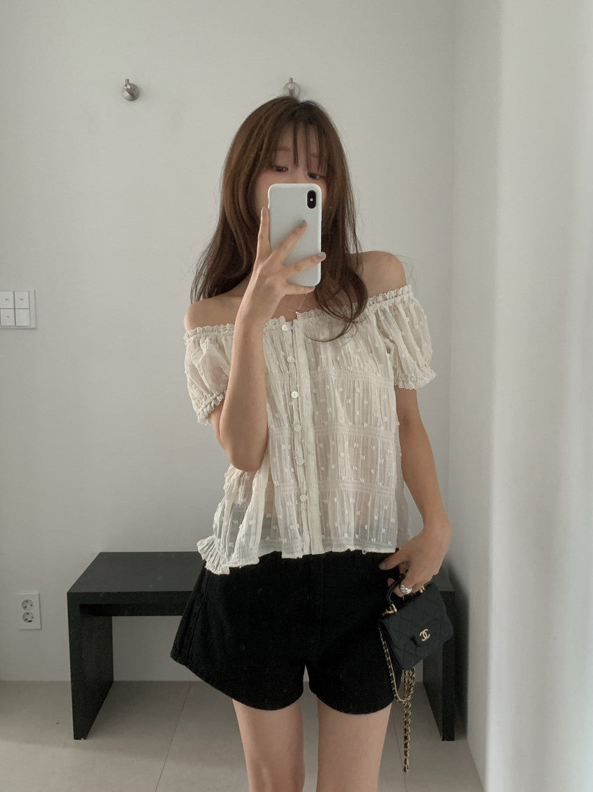 popcorn blouse-2col