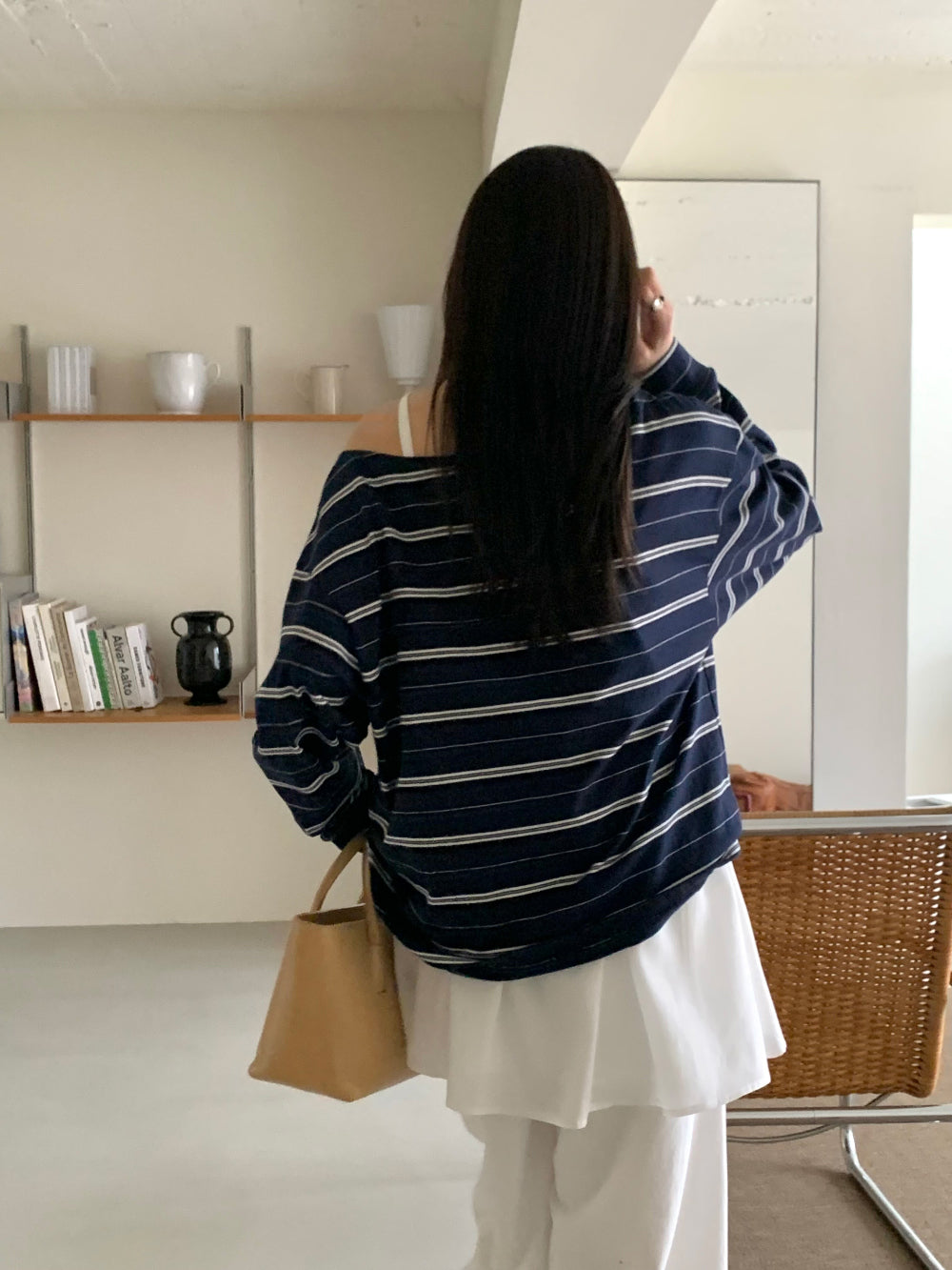 Celine off shoulder T-4col