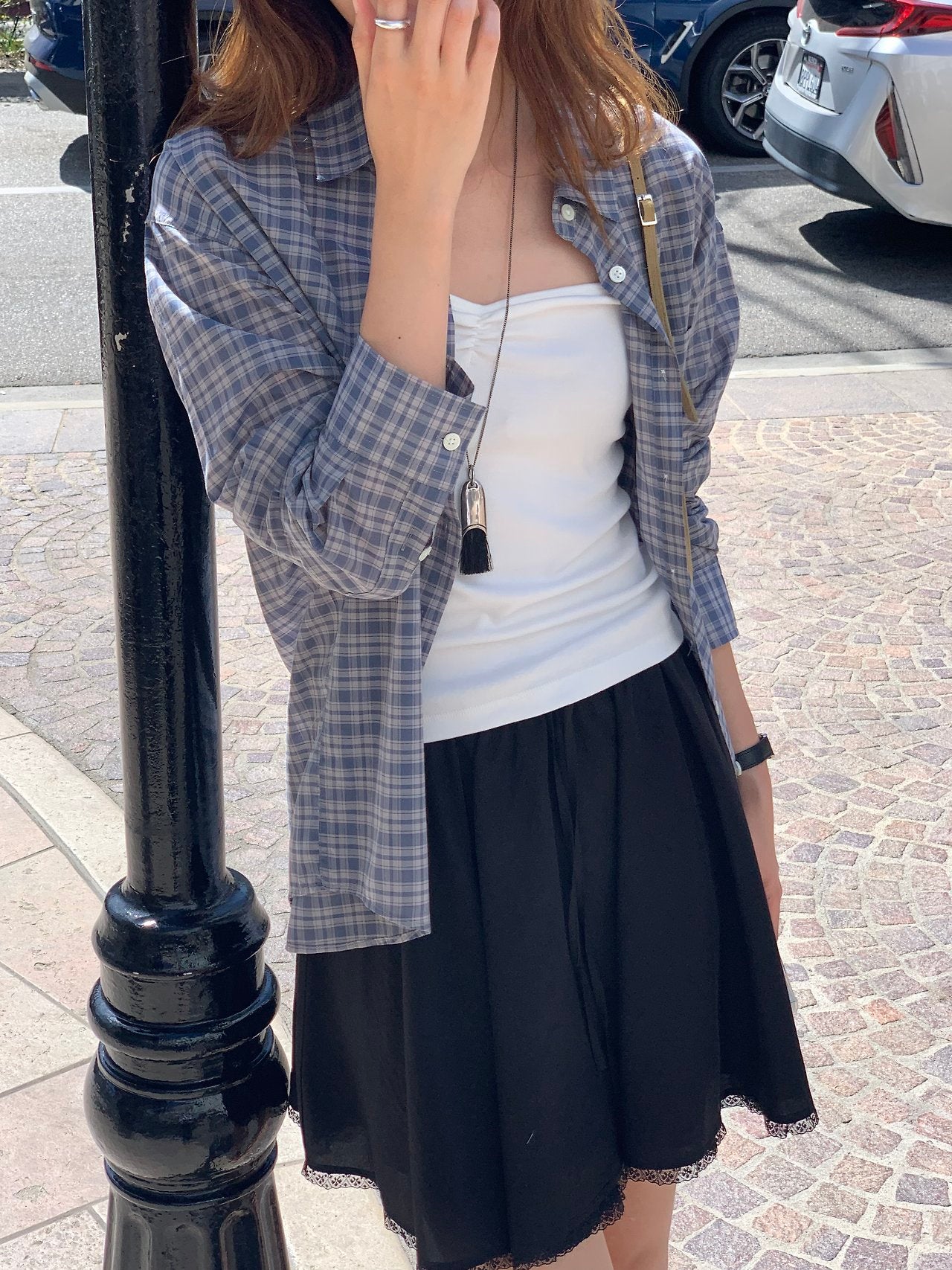 Halen check shirt-2col