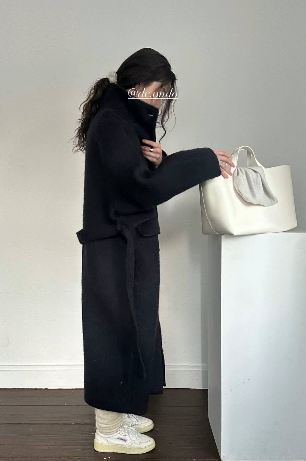 deondo baby alpaca coat-2col