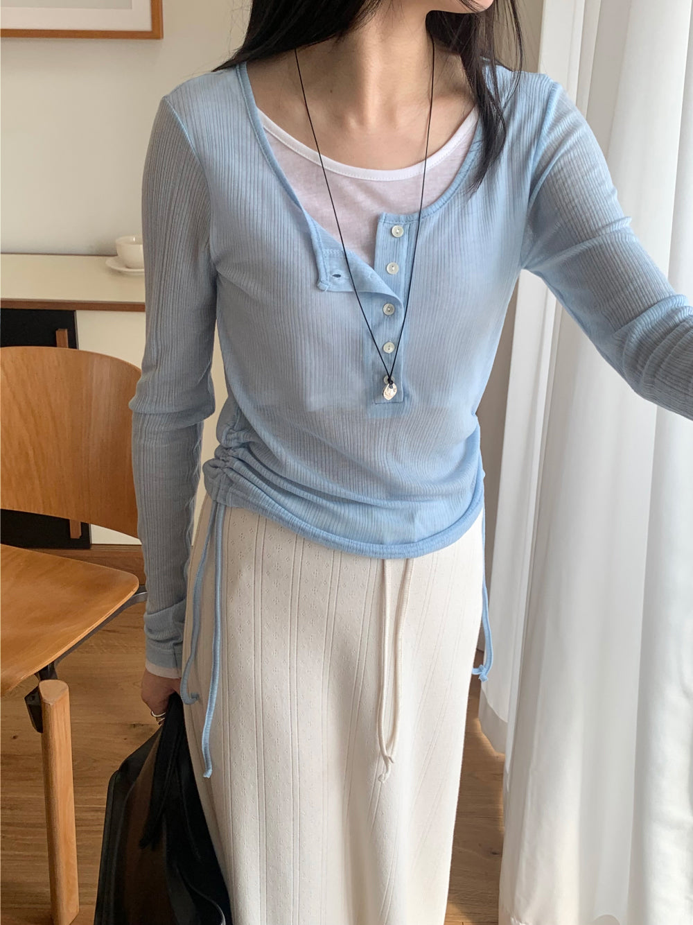 veil string T-4col