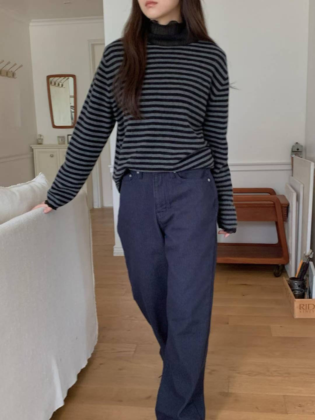 cash boat neck s.t knit-3col