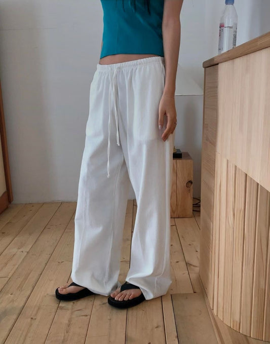 tori cotton pants-2col