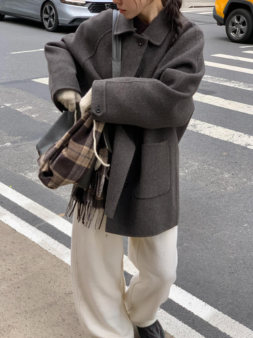 Bruni half handmade coat