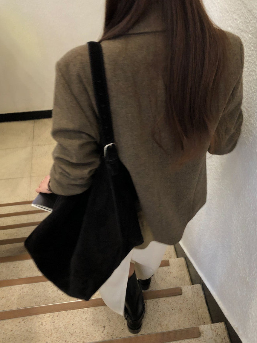 Montaigne wool short jacket-3col