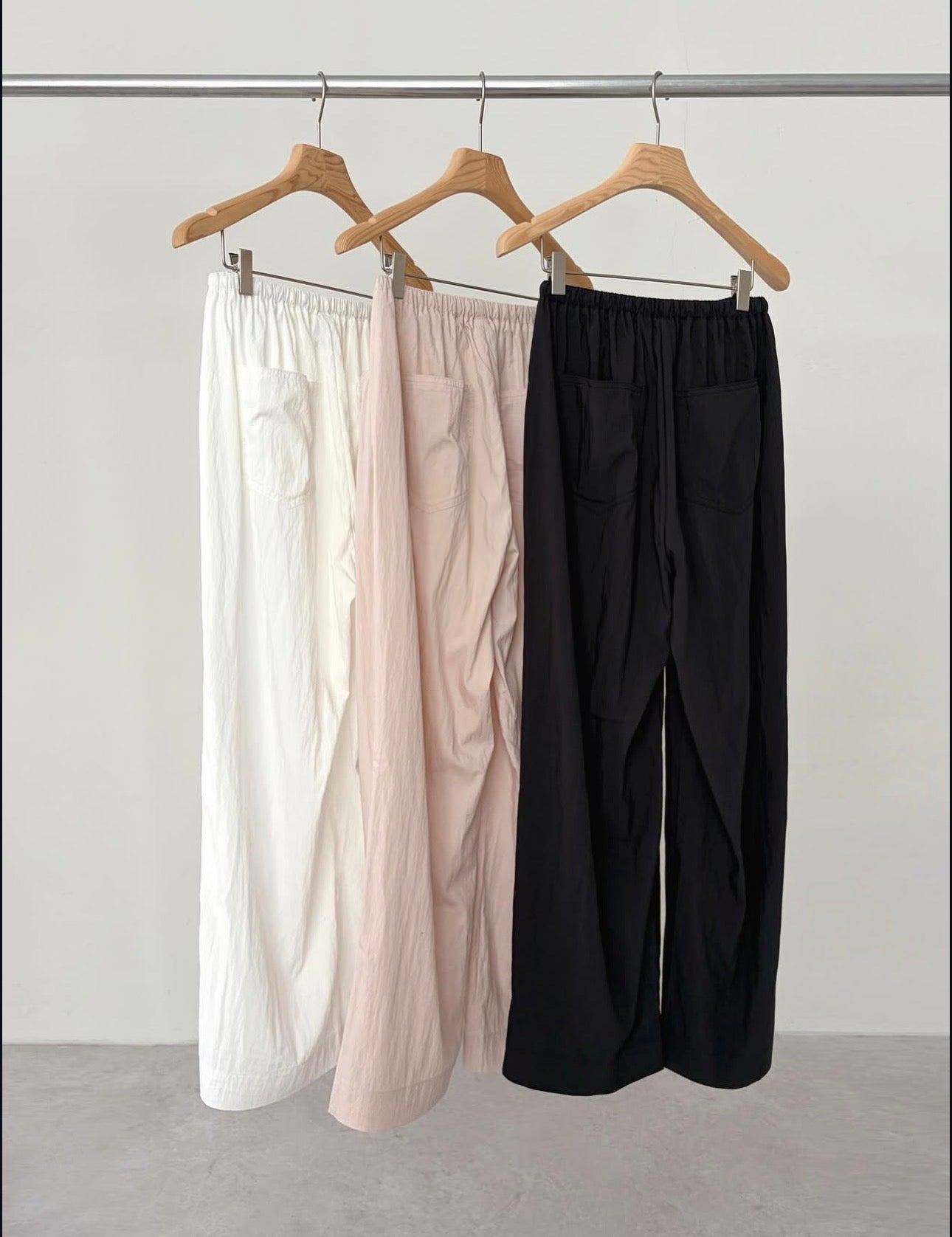liter blusher nylon pants-3col
