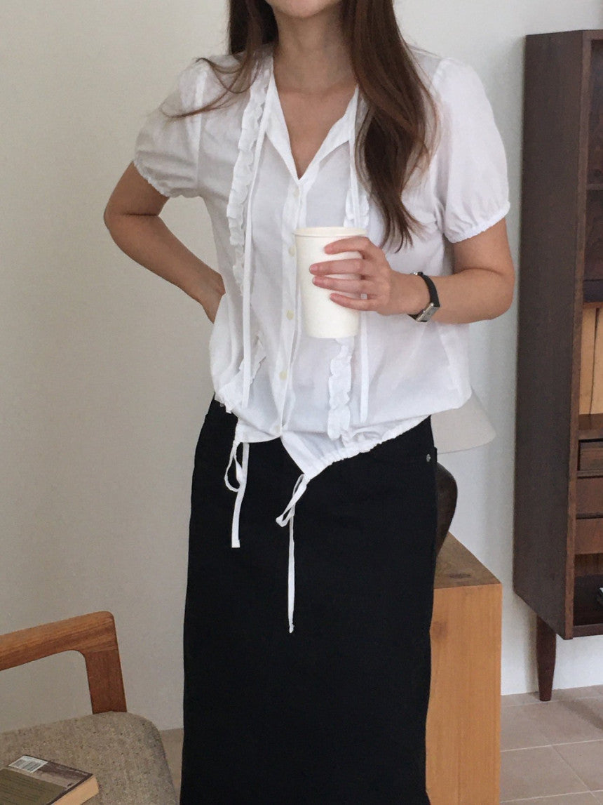 Loha lace half blouse