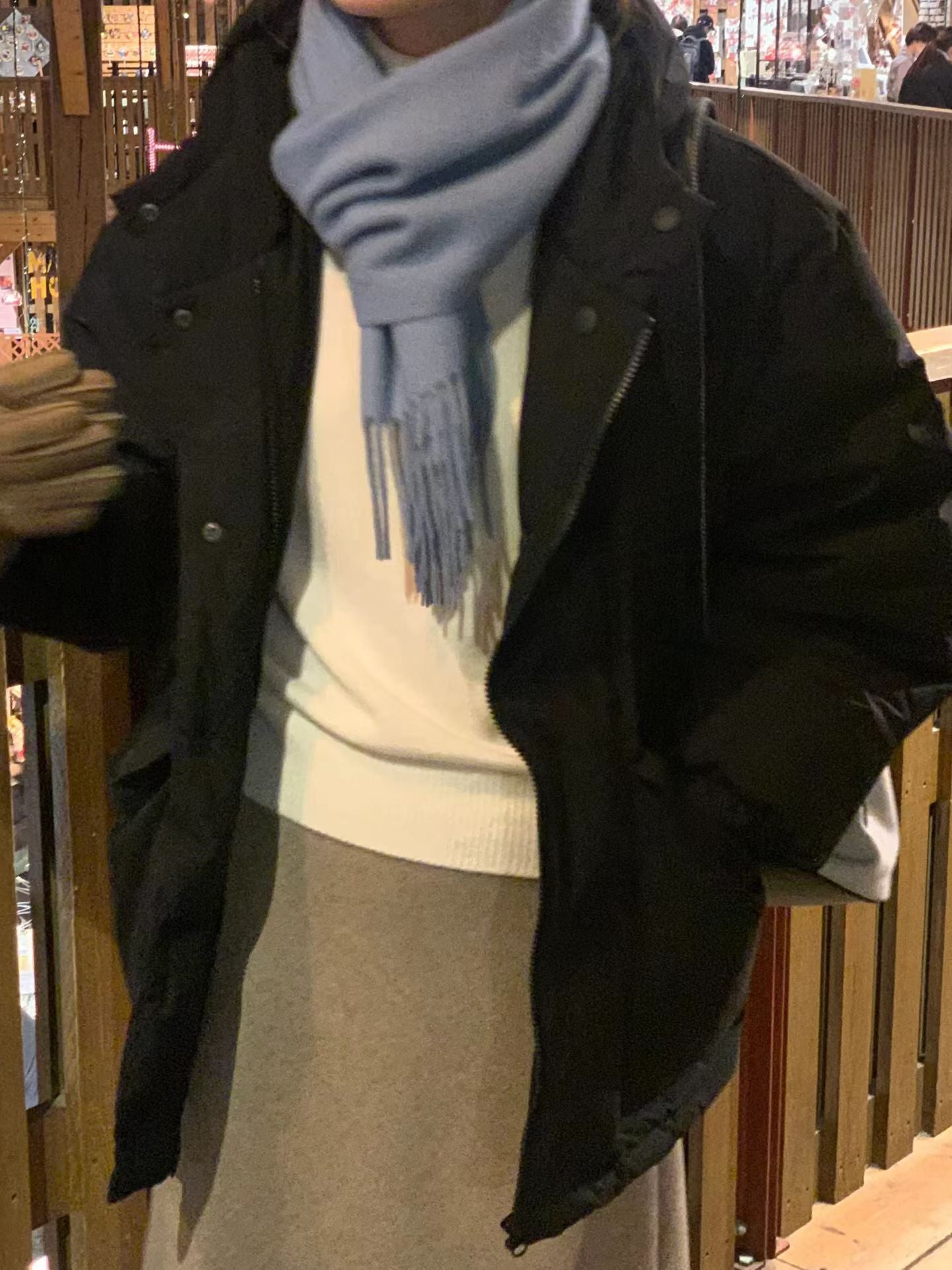 Ounce pocket hood duck down jumper-2col