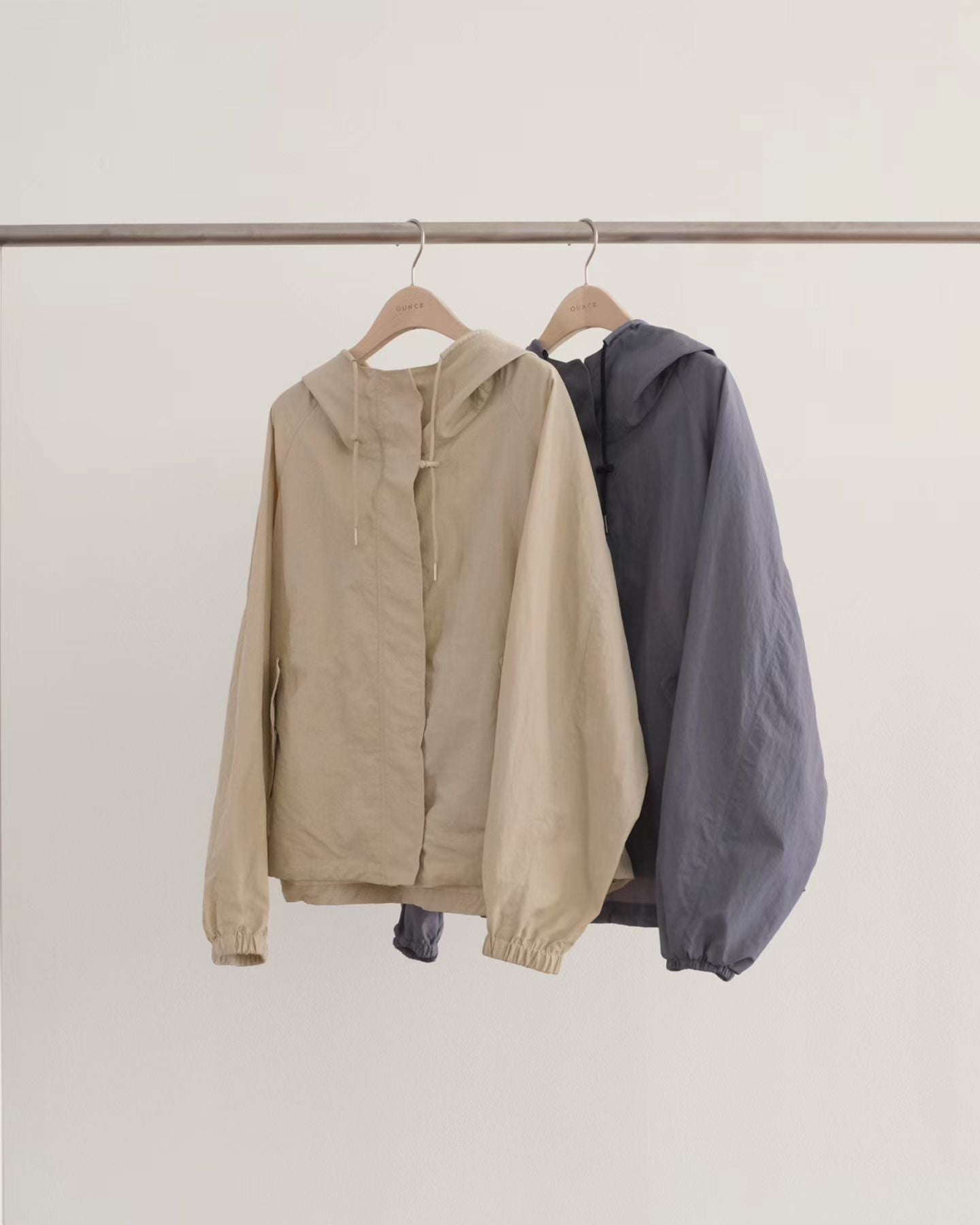 Ounce shine hood jumper-2col