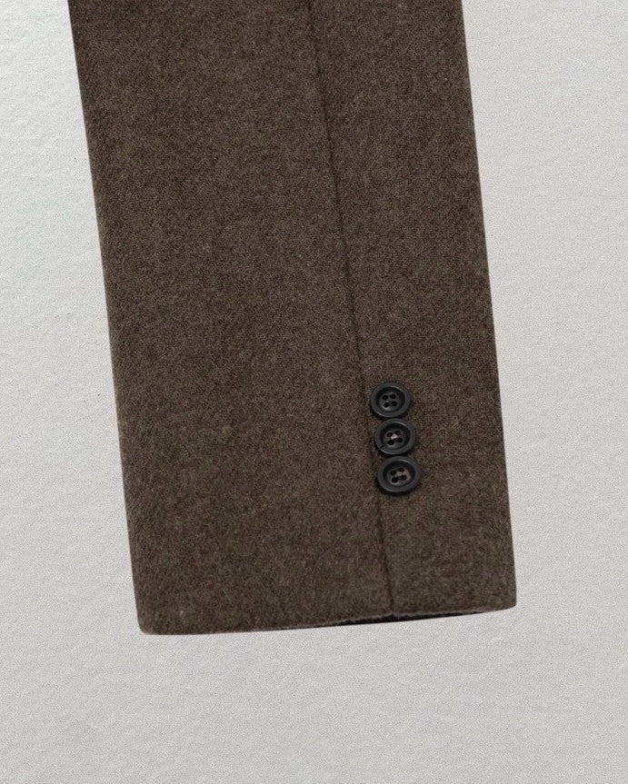 Wool single coat-3col