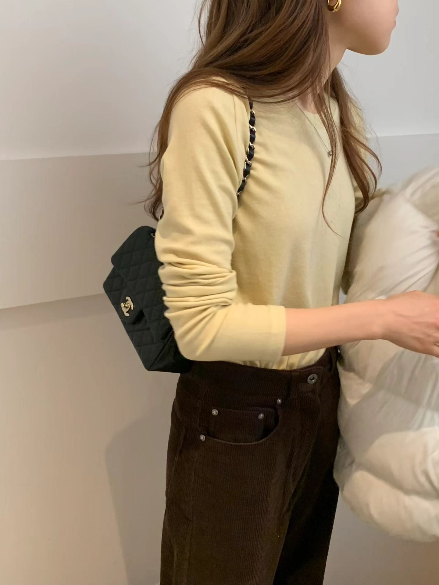 Ounce dove wool tencel T-3col