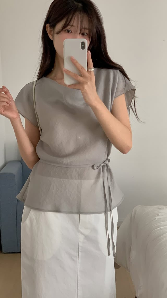 Uzu blouse-4col