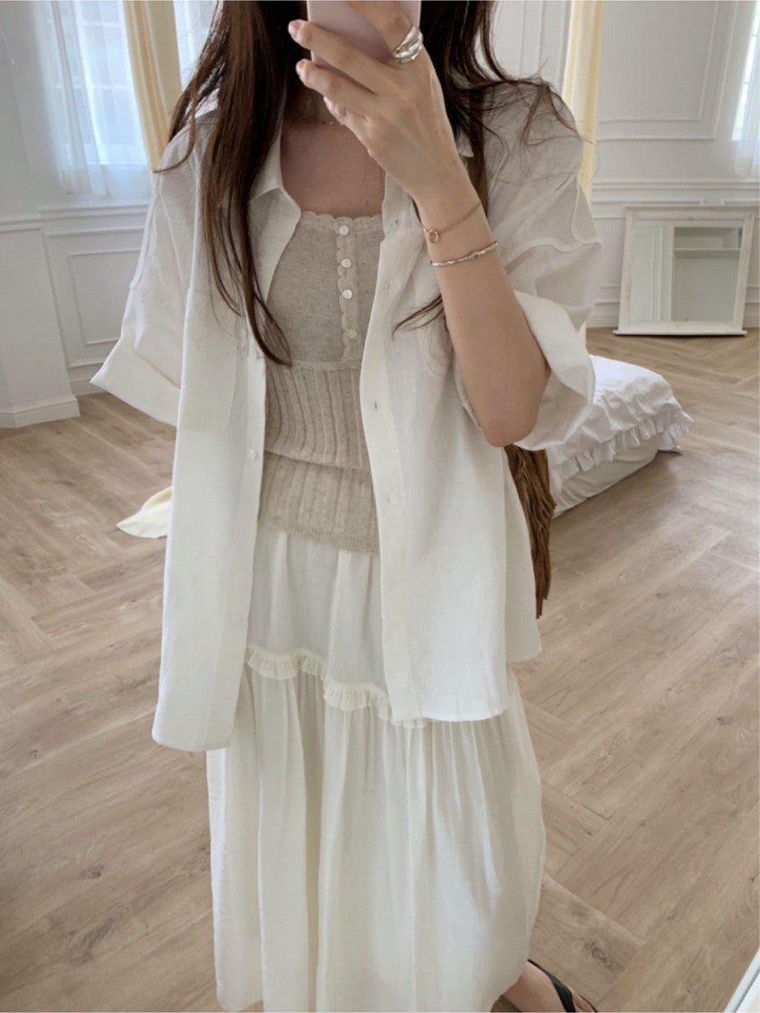 muse frill blouse-2col