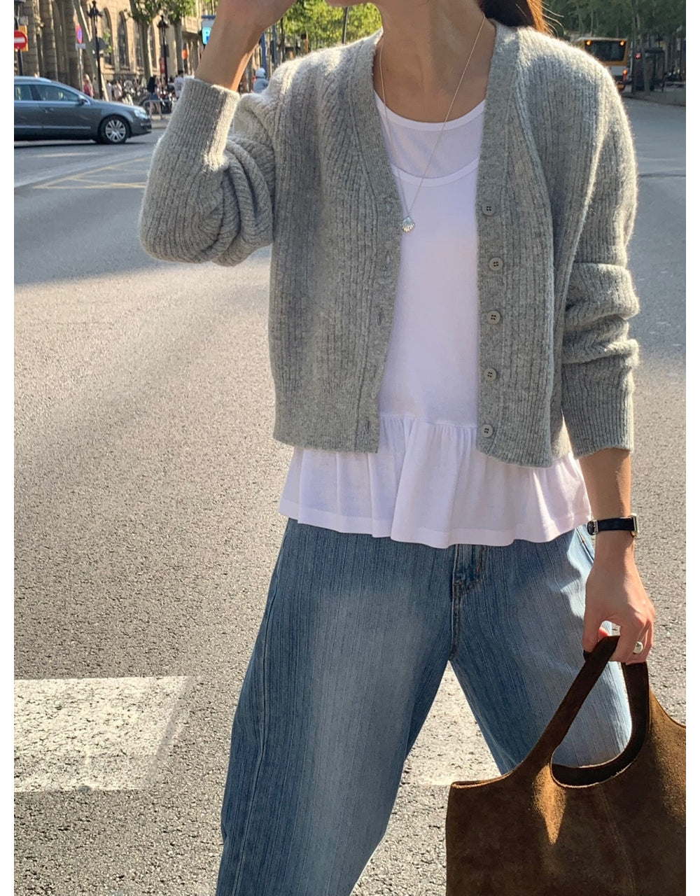 Bog cardigan-4col