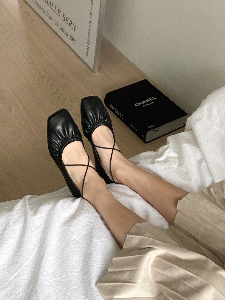 soft shirring flat