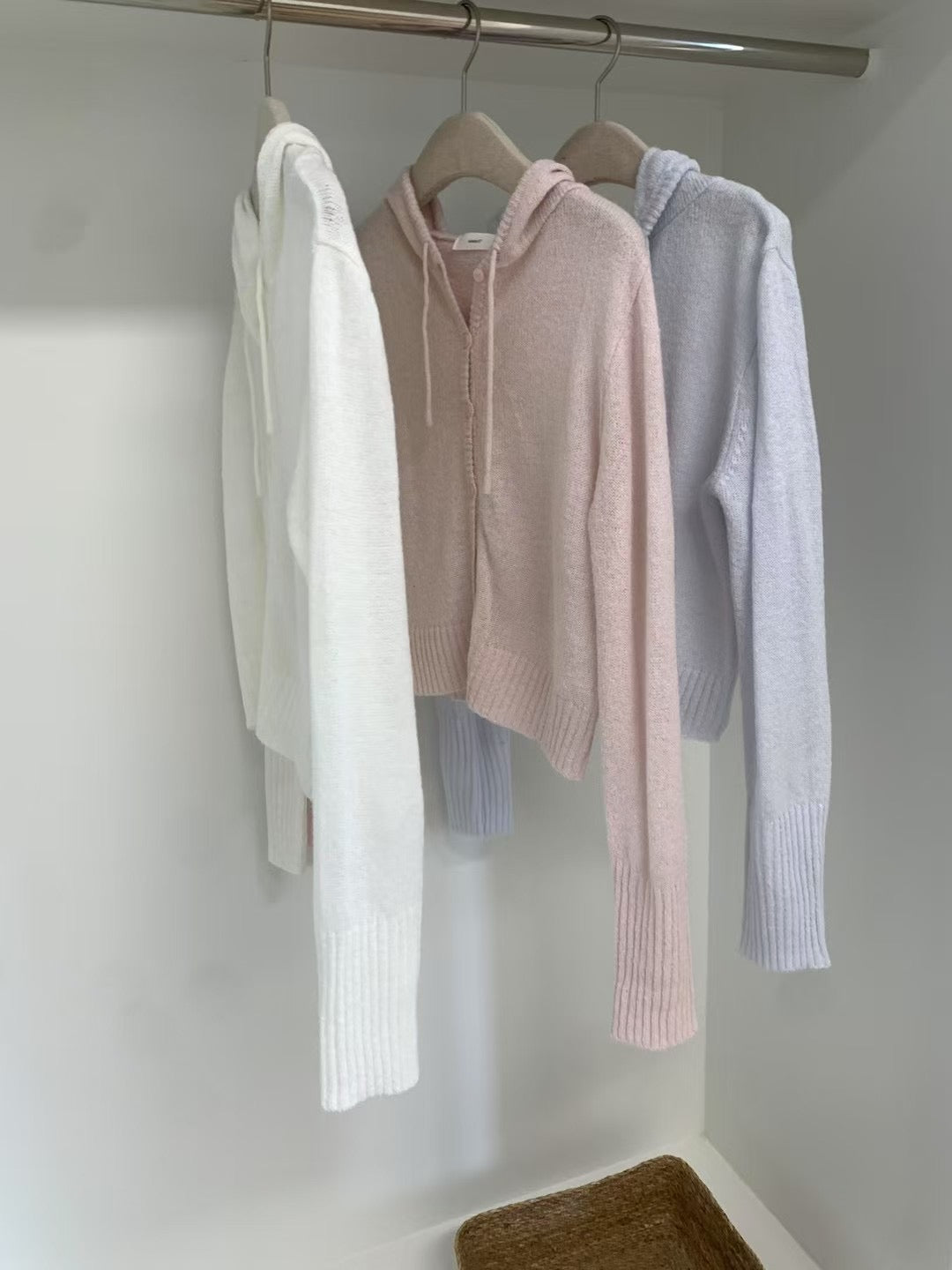 Park hood cardigan-3col
