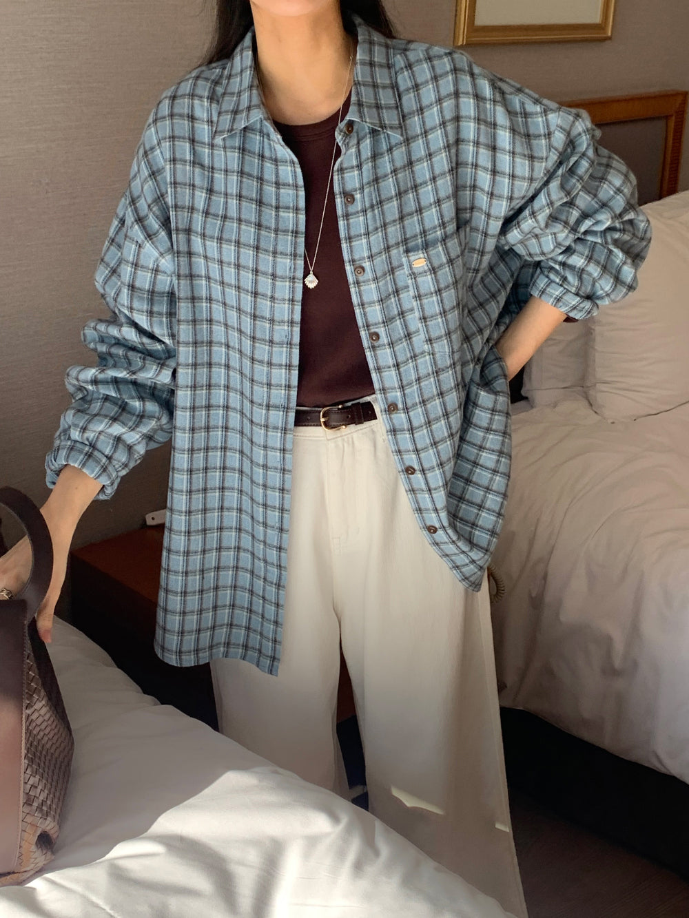 tint check gimo shirt-2col