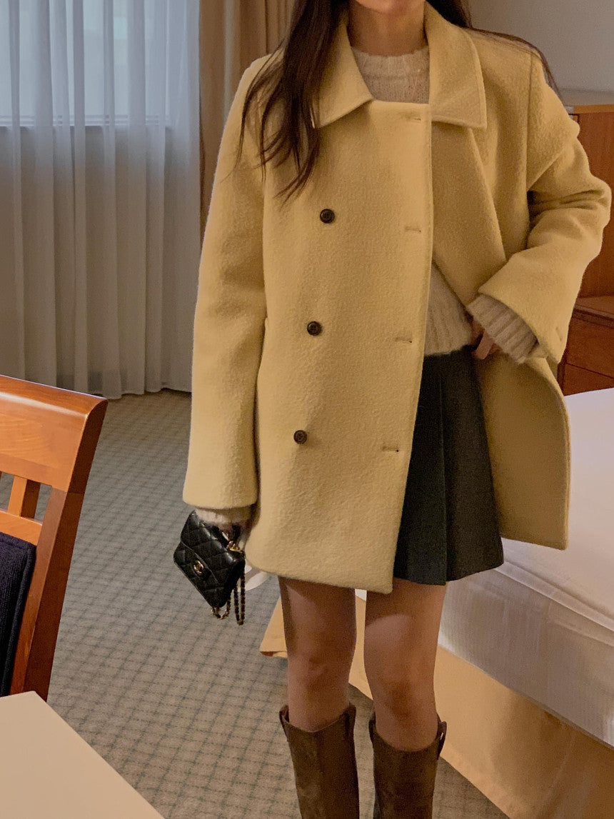 Lemiel wool coat-2col