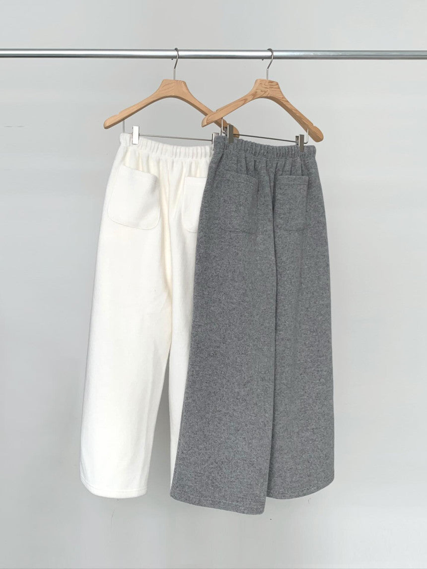 liter pony wool sweat pants-2col