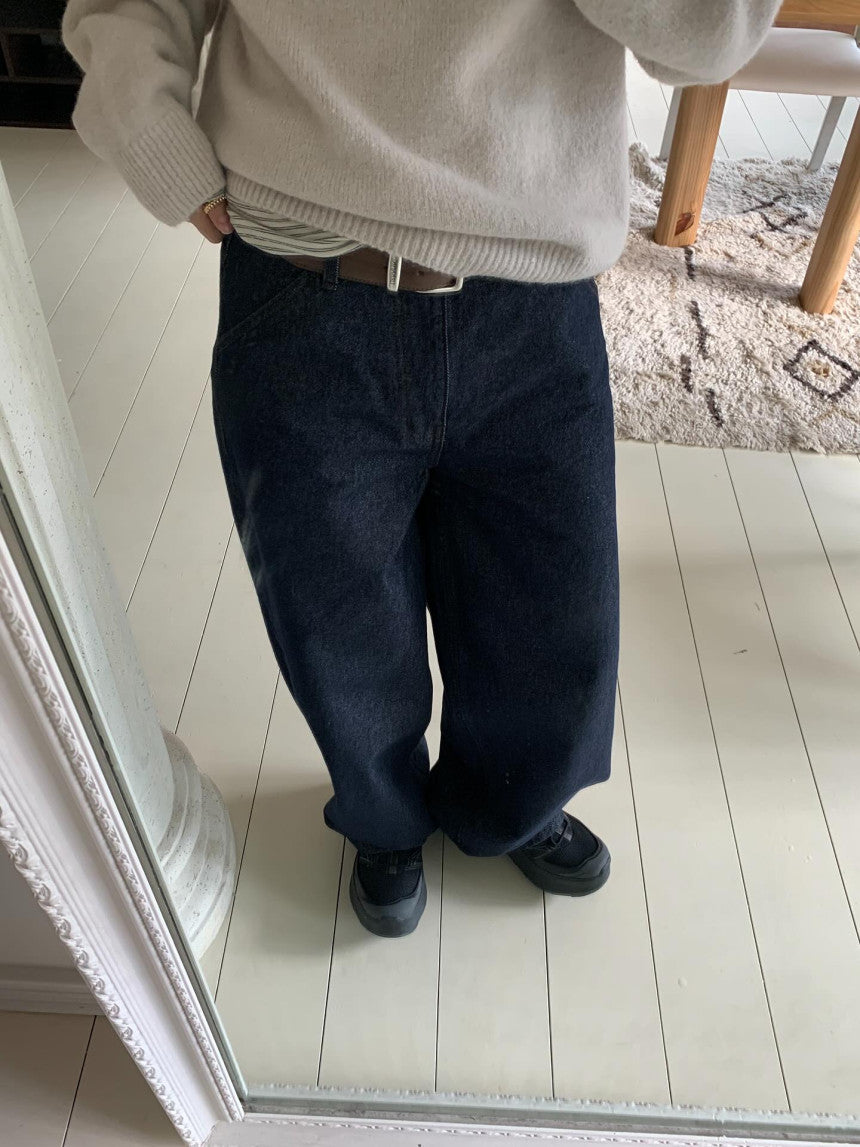 Roots wide inner gimo denim