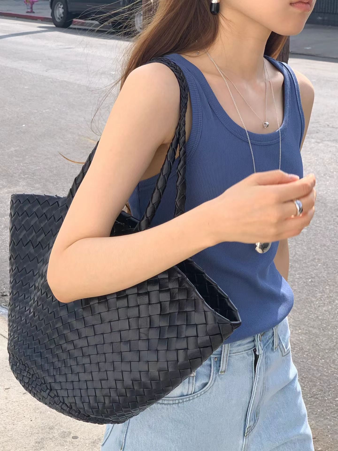 Ounce liv light blue denim