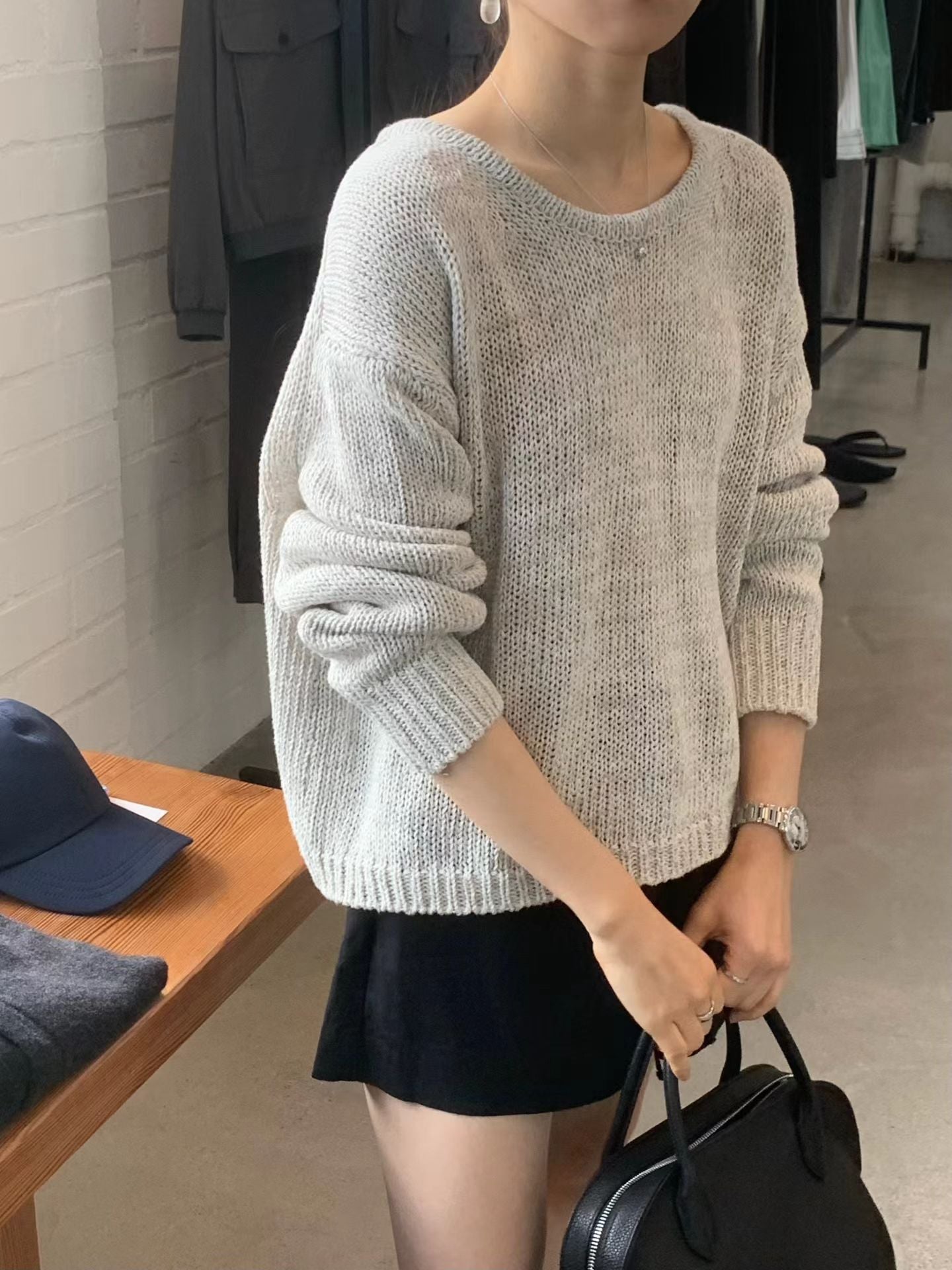 Ounce washing cotton shorts-2col